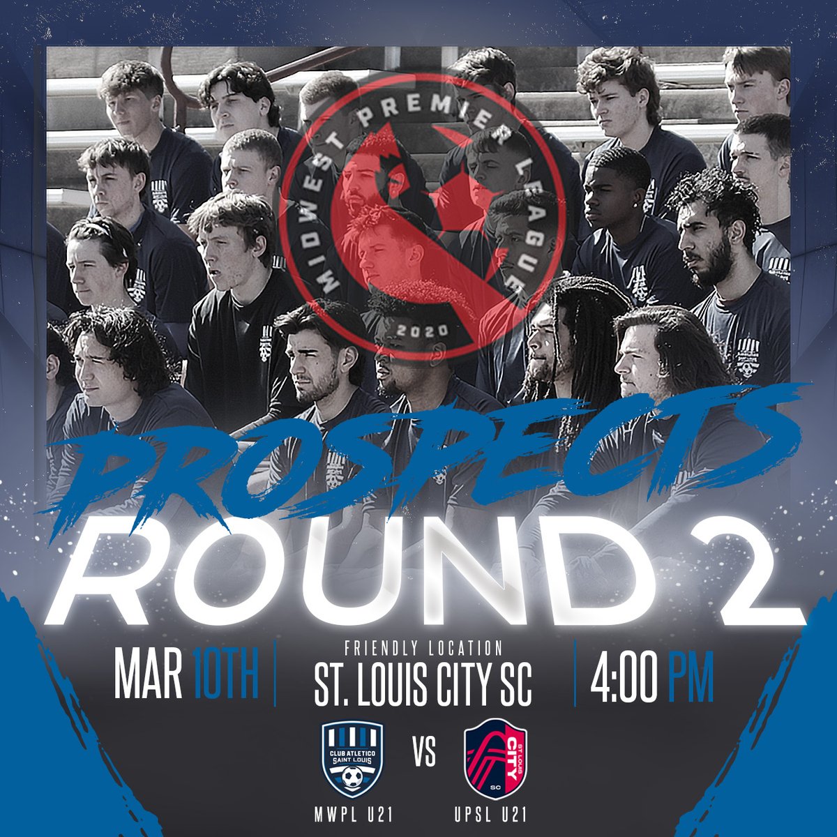 ClubAtleticoStl's tweet photo. Prospects for the MWPL U21 team will play a friendly against @stlCITYsc U21 this weekend. #CASTL #UnitingCulturesThroughSport #MWPL #stlcitysc #Stlsoccer #StopHumanTrafficking https://t.co/vyKuNHPmv9