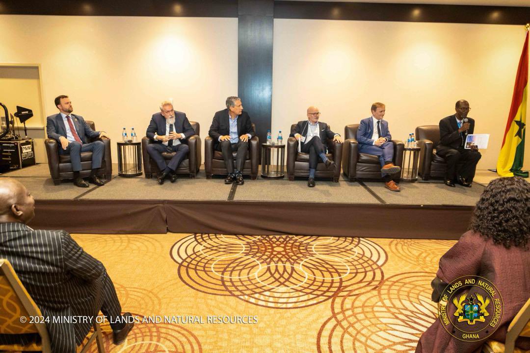 fiamor_p's tweet photo. @amaharaj23 @KathleenAfful @CanHCGhana @GChamberofMines @mlnrgovgh @CanadaGhana @mining @TCS_SDC @MineAfrica "Kudos to @MineAfrica and @mlnrgovgh for a compelling Country Panel Session. Exploring ways to leverage over a century of mining expertise for enhanced value addition and Ghana's development. 🌍⛏️ #MiningForProgress #GhanaDevelopment" @amaharaj23 https://t.co/IxHhMD1pvI