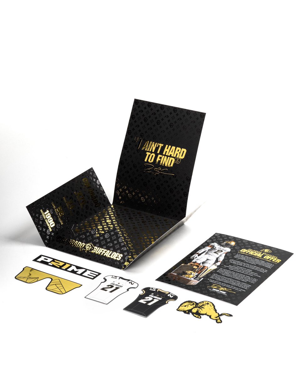 UNISWAG's tweet photo. Check the offer letter from @CUBuffsFootball 

#uniswag https://t.co/pslr8pRWar