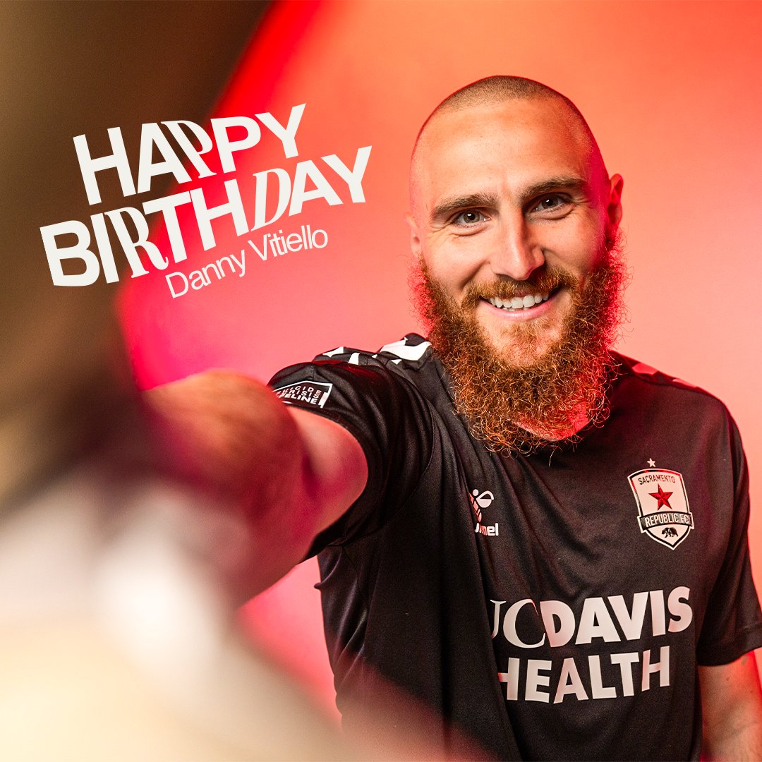 SacRepublicFC's tweet image. Happy birthday, @dannyvitiello_! 🥳
