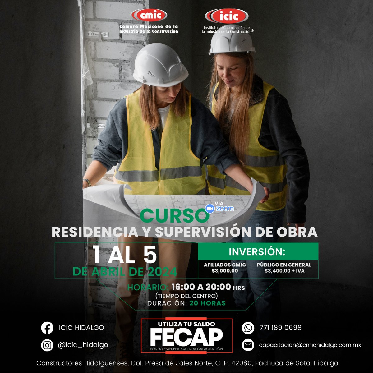 CMICHGO1's tweet photo. Construye tu éxito en la industria: #Capacítate y #Actualizate
🏗 Fortalece tus conocimientos con el Curso de #ResidenciaYSupervisiónDeObra

📅 01 #Abril #InscribeteAhora
📱WhatsApp https://t.co/FaXuQUFMLv
👷‍♀️¡Comunícate con nosotros!
📞771 189 0698

#CapacitarEsConstruir https://t.co/mwkrh00uwD