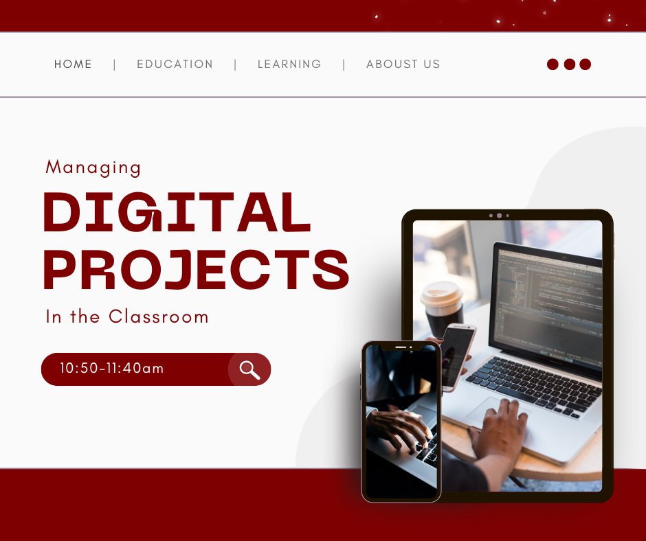 UofSC_CTE's tweet image. Learn how to manage your digital projects in the classroom with our session next Wednesday from 10:50-11:40am in the Thomas Cooper Library, room L511!
#DigitalTeaching #OnlineLearning

ow.ly/GpWe50QGfNX