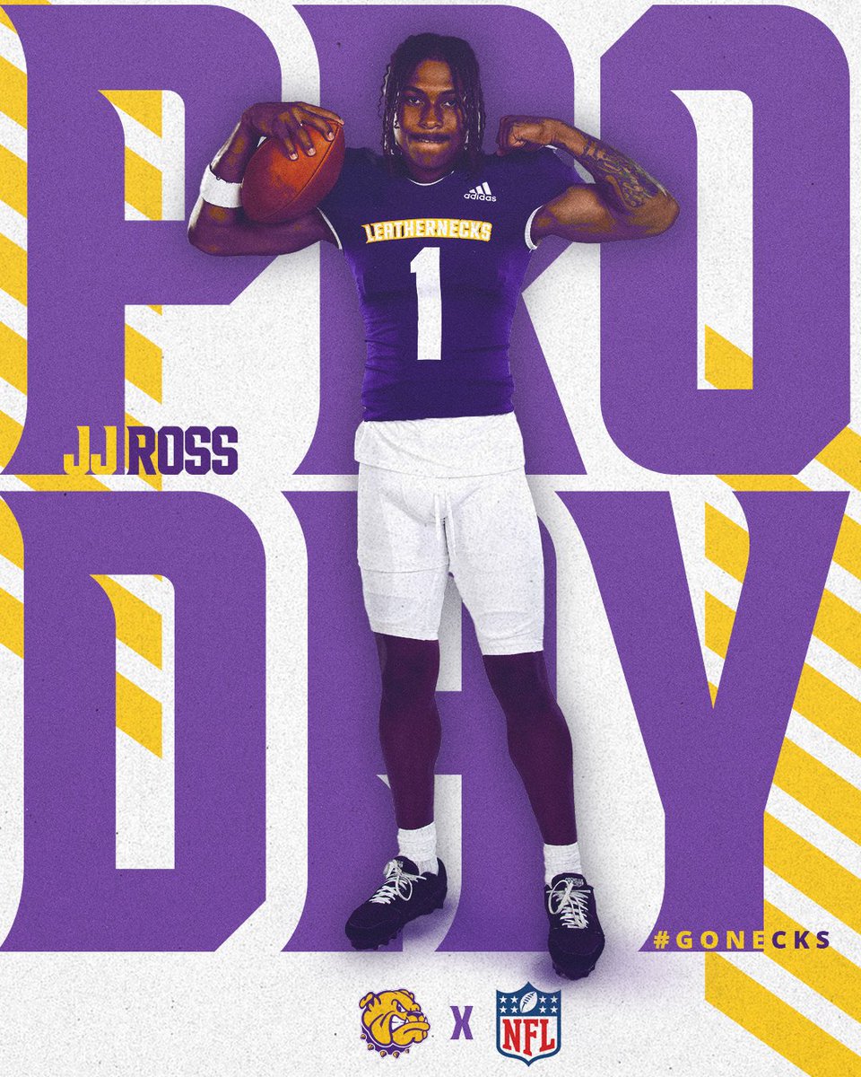 WIUFootball's tweet photo. WIU Football would like to congratulate JJ Ross and Jack Whyte on participating in their Pro Day today!

#GoNecks | #OneGoal | #ECI https://t.co/9BFPUFHPY2