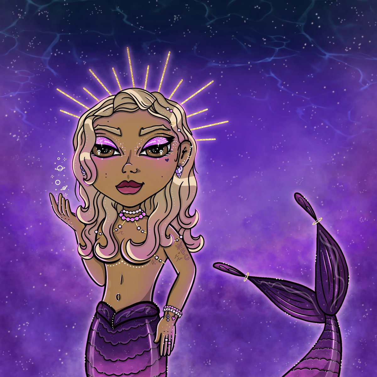 MermaidPowerNFT's tweet photo. ✨💜 WFC x MermaidPower 💜✨
Thrilled to kick off this amazing collab with @womenfromcosmos! 2 Exclusive 1/1s are now LIVE on Auction for 48hrs!
STARTING BIDS
•🧜♀️ .02 $WETH Polygon
•🪐 1000 $STARS (@StargazeZone)
🔗Links Below! #Mutichain ✮ ⋆ ˚。𖦹 ⋆。°✩ https://t.co/Yiut2WqVMw