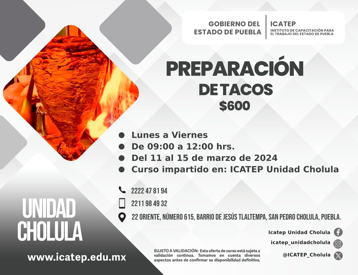 ICATEP_Cholula tweet picture