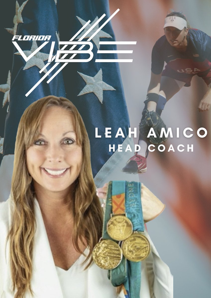 Florida Vibe (@floridavibesb) on Twitter photo Please welcome <a href="/USASoftball/">USA Softball</a> 3-time 🥇, 3- time natty 🏆, 3 - time All 🇺🇸, HOFamer x 2 from <a href="/ArizonaSoftball/">Arizona Softball</a>….
The 2024 Florida Vibe Head Coach, LEAH AMICO! <a href="/leah20usa/">Leah Amico OLY</a>
#feethevibe #americasteam #adidasdugout #AFP #prosoftball Please welcome <a href="/USASoftball/">USA Softball</a> 3-time 🥇, 3- time natty 🏆, 3 - time All 🇺🇸, HOFamer x 2 from <a href="/ArizonaSoftball/">Arizona Softball</a>….
The 2024 Florida Vibe Head Coach, LEAH AMICO! <a href="/leah20usa/">Leah Amico OLY</a>
#feethevibe #americasteam #adidasdugout #AFP #prosoftball