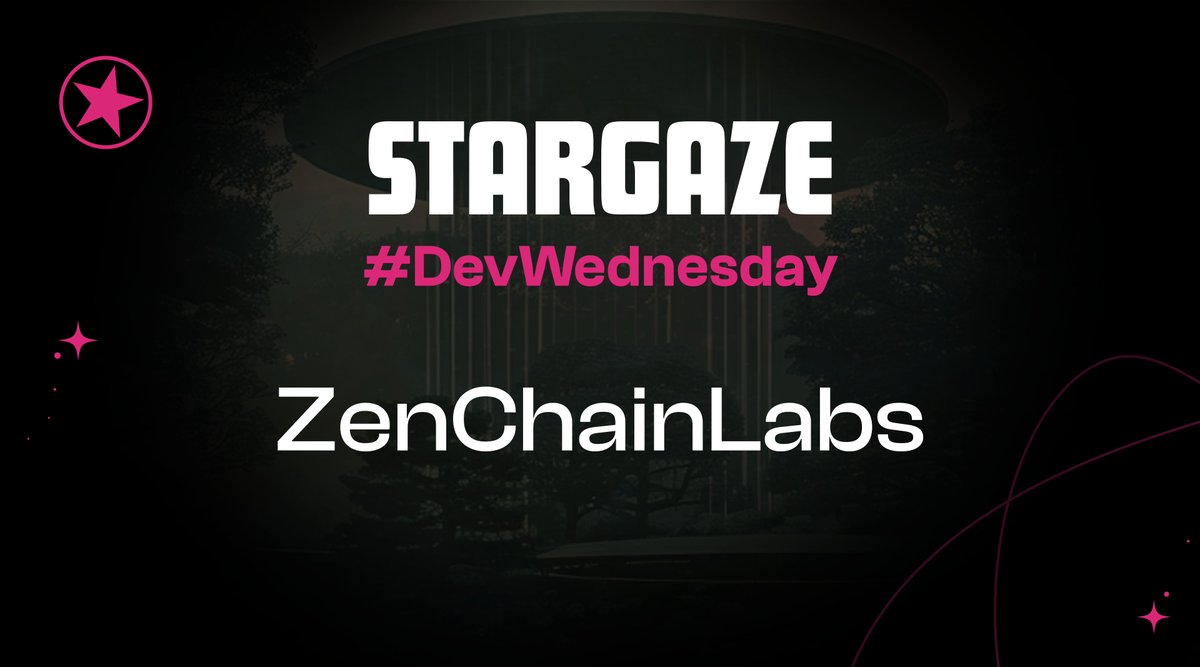 StargazeZone's tweet photo. It's #DevWednesday and today we are celebrating @ZenChainLabs, the team behind @StargazeliveNFT and many other NFT-related tools. https://t.co/f4xRz5S5UR