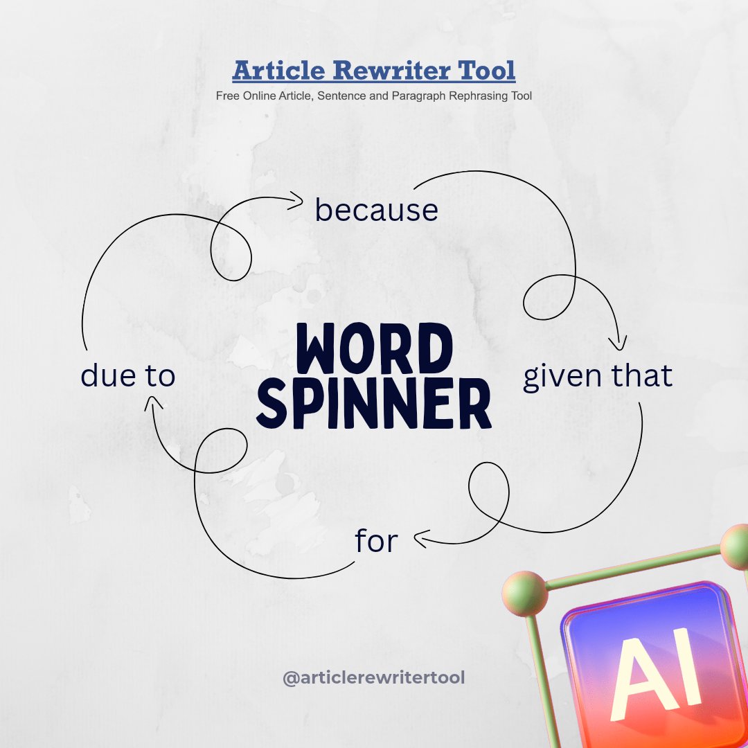 rewritertool's tweet photo. Struggling to find the perfect words? 😩 Our AI Article Rewriter rewrites your sentences in seconds, saving you time and effort! ⏰

#articlerewriter #contentcreation #writinghelp #writingcommunity #contentcreation #bloggingtips #onlinecourses #grammarcheck #englishmajor https://t.co/PVKoAcH5wG