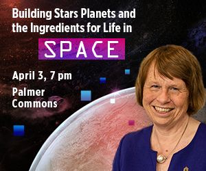 #saveTheDate Mohler Prize Lecture, Wed. April 3rd @7pm - Dr. Ewine F. van Dishoeck - Life in Space Public Welcome #astrobiology #planetFormation #planets #exoplanets #astronomy #umich @umichLSA