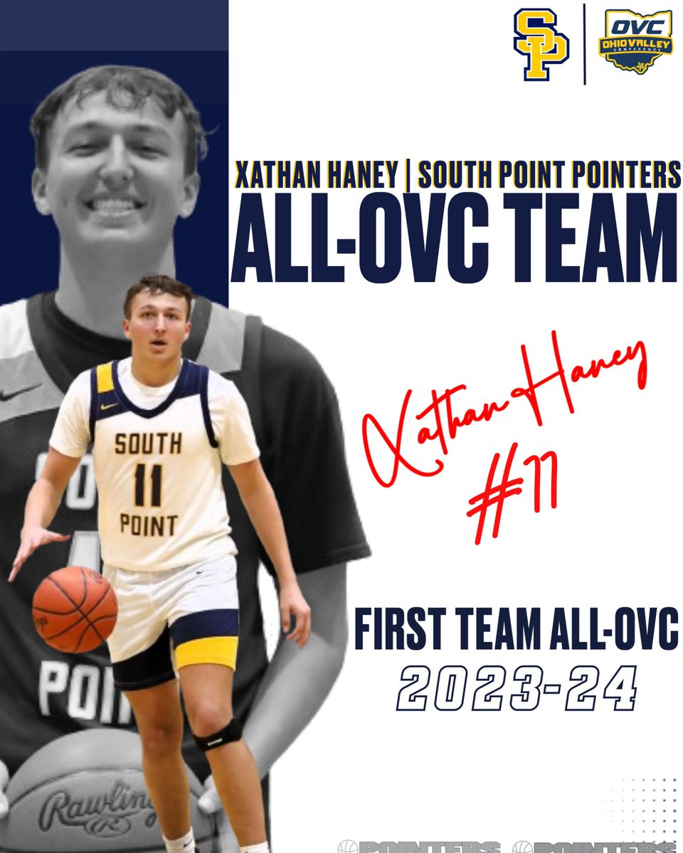 Congratulations <a href="/XathanHaney/">Xathan Haney</a> 
All OVC 1st Team Selection
All District 2nd Team Selection
Proud of you Sir!!! keep Grinding