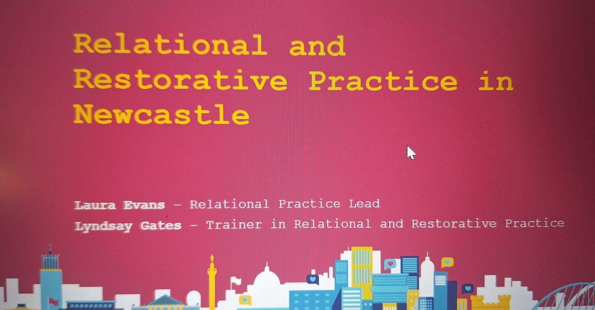 Thank you to @NewcastleCC for supporting our @NUTH0to19 Education day with a bespoke session on Restorative + Relational practice #traumainformedpractice #childrenandfamiliesnewcastle