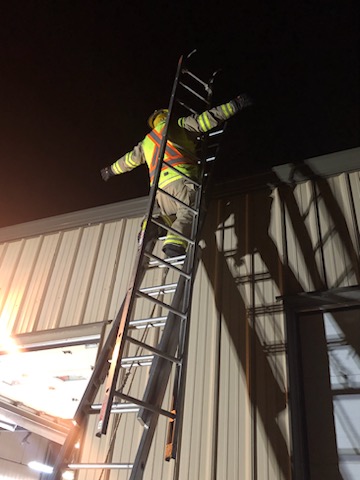 ECFDfire's tweet image. Our newest recruits working on ladders.