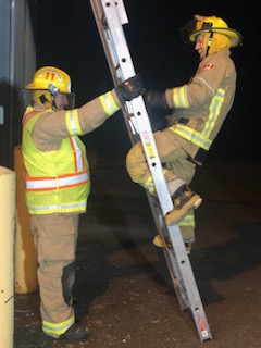 ECFDfire's tweet image. Our newest recruits working on ladders.