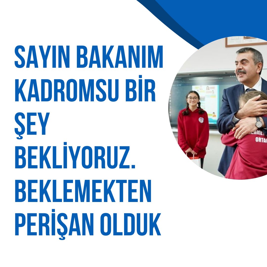 Ücretli Öğretmenler kan ağlıyor. Yok mu bu feryadı duyacak bir babayiğit? <a href="/Yusuf__Tekin/">Yusuf Tekin</a> <a href="/tcmeb/">Millî Eğitim Bakanlığı</a> <a href="/TalipGeylan06/">Talip Geylan</a> <a href="/MemurSenKonf/">Memur-Sen</a> <a href="/EgitimBirSen/">Eğitim-Bir-Sen</a>