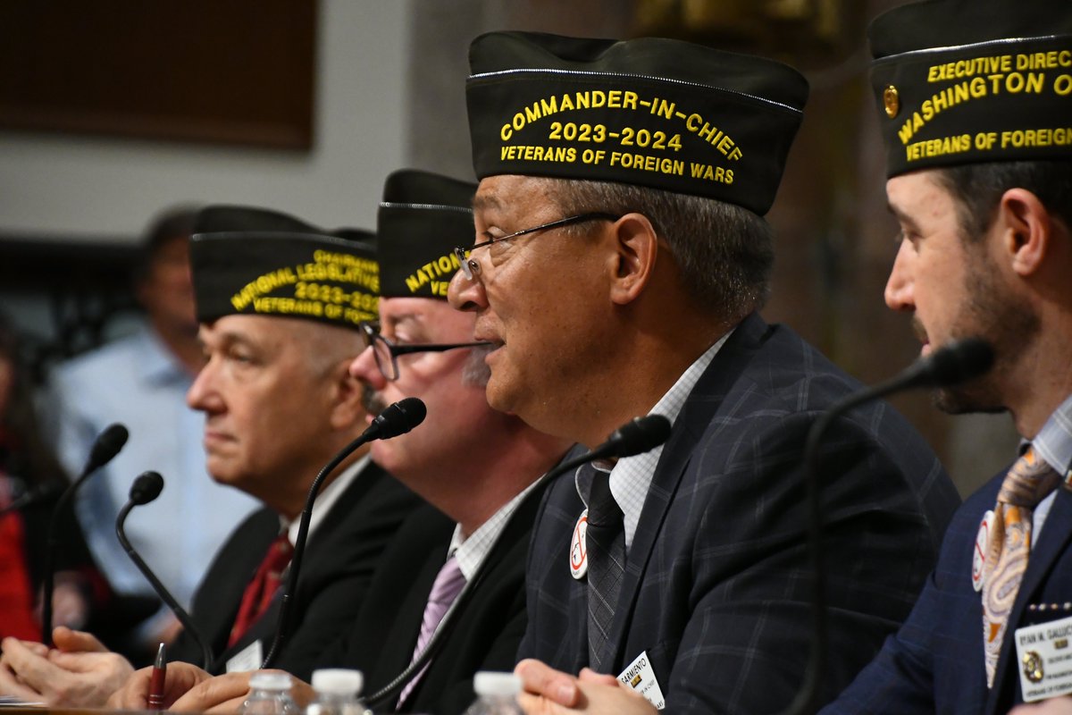 Views from today’s testimony: No One Does More For Veterans. #VFWDC2024 #VFWTestimony