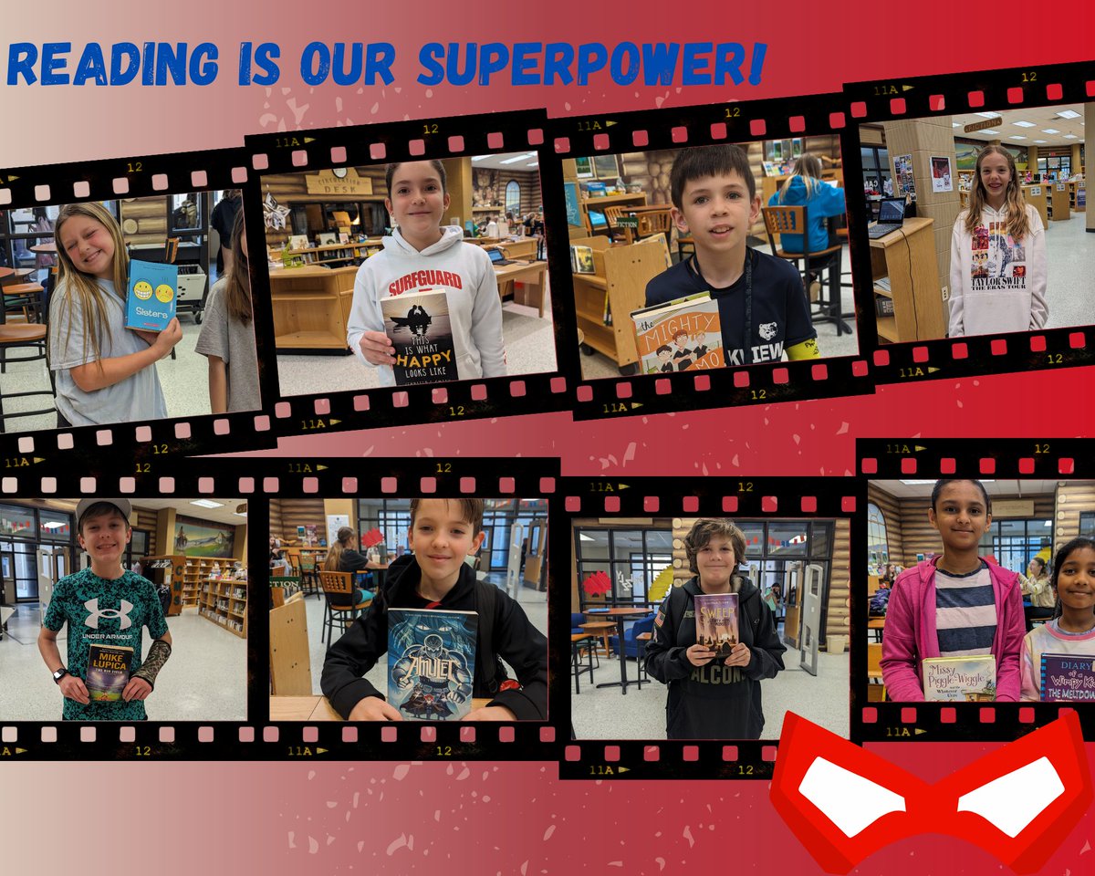 #Twinning Students won more books and dressed as 'superhero duos' to celebrate Read Across America on Tuesday! @CcsdMedia @CreeklandMS