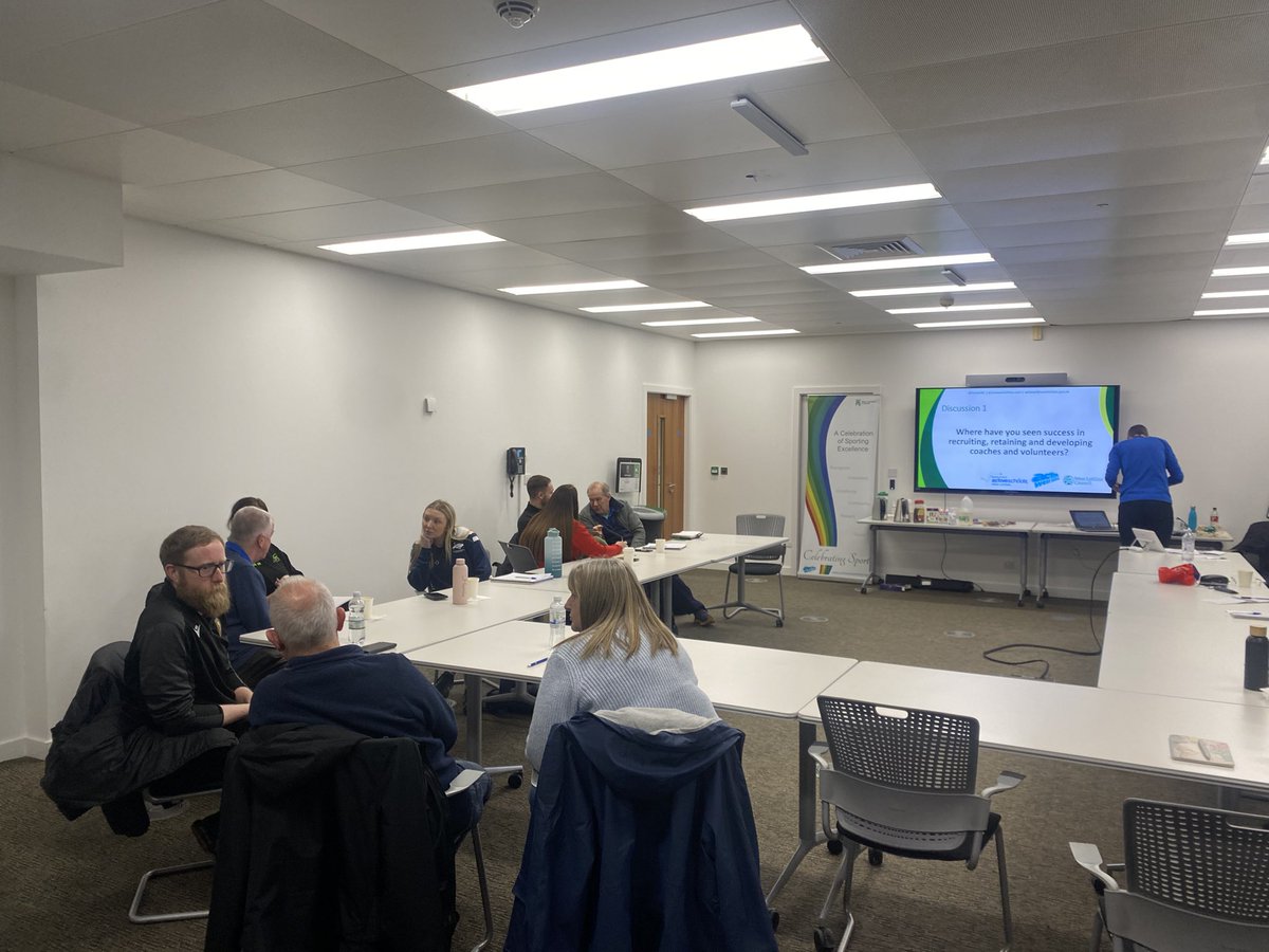 Chris McLaughlin (@coachchrismcl) on Twitter photo A great start to our <a href="/ActiveWL/">Active West Lothian</a> Club Network Event at West Lothian Civic Centre 🤝
A range of clubs and sports represented as we discuss all things coaching and volunteering 🗣️
🏃♀️🎾 ⚽️ 🏉 🏐
<a href="/LoveWestLothian/">West Lothian Council</a> | <a href="/sportscotland/">sportscotland</a> A great start to our <a href="/ActiveWL/">Active West Lothian</a> Club Network Event at West Lothian Civic Centre 🤝
A range of clubs and sports represented as we discuss all things coaching and volunteering 🗣️
🏃♀️🎾 ⚽️ 🏉 🏐
<a href="/LoveWestLothian/">West Lothian Council</a> | <a href="/sportscotland/">sportscotland</a>