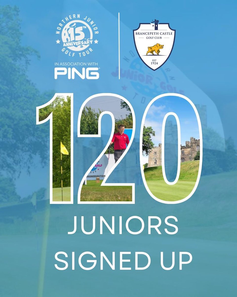 It’s looking like another sell out at @BrancepethGC 🥳⛳️ Last few places available at northernjuniorgolftour.co.uk @PINGTourEurope