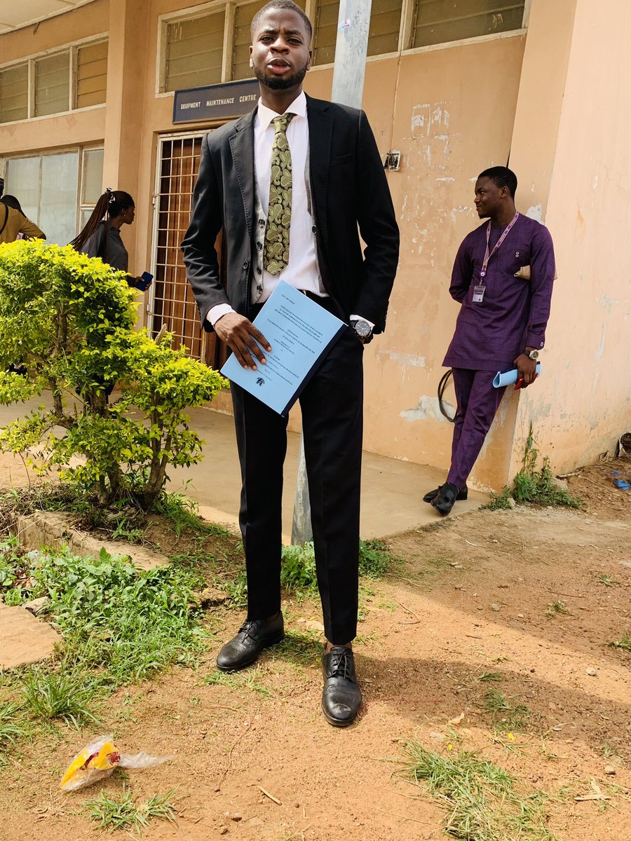 OlaOla78658670's tweet image. IT DEFENSE DONE AND DUSTED ✅
In partial fulfillment of the requirement for the award of bachelor of engineering (B.ENG) degree in Agricultural and environmental engineering.
Done✅💯 #ITdefense #FUTA #bachelorofengineering #engineering #engineering
#FutaBro #ronaldo