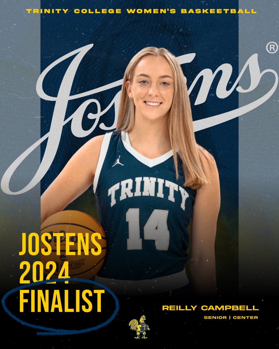 W🏀| Senior Captain Reilly Campbell has been named as a finalist for the 2024 Jostens Trophy award!! #RollBants🐓 @trincollwbb @NCAADIII Release link: nam02.safelinks.protection.outlook.com/?url=https%3A%…