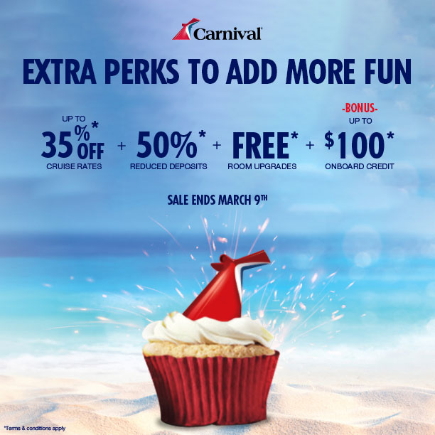 Don’t let these deals SAIL by!!! Carnival is offering one of the best deals if you book by 03/09/2024! #CarnivalCruise #Carnival #bigsavings #bookwithanagent #extraperks #bookwithanagent