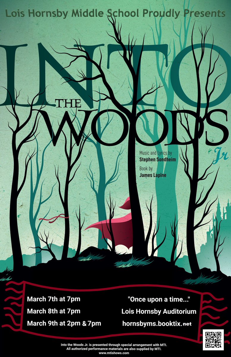 Come on a journey with Hornsby Theatre Into the Woods Friday at 7pm, Saturday at 2pm, and Saturday at 7pm. Tickets available online, at lunch, and at the door! Come join our “once Upon a Time” and live “Happy Ever After”!!! #wjccschools #wearewjcc #soaringhawks