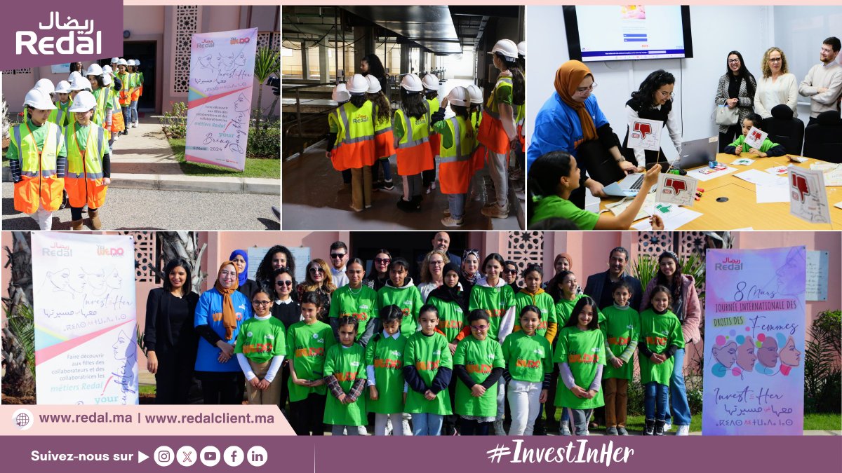 📌Nous enchaînons la "Yes WEDO Week" avec l'activité Bring your Daughter
👉Accompagnées par leurs mamans collaboratrices Redal, nos jeunes👧ont saisi l'occasion pour découvrir les métiers techniques afin de stimuler leur curiosité quant à l'environnement de travail de leur parent