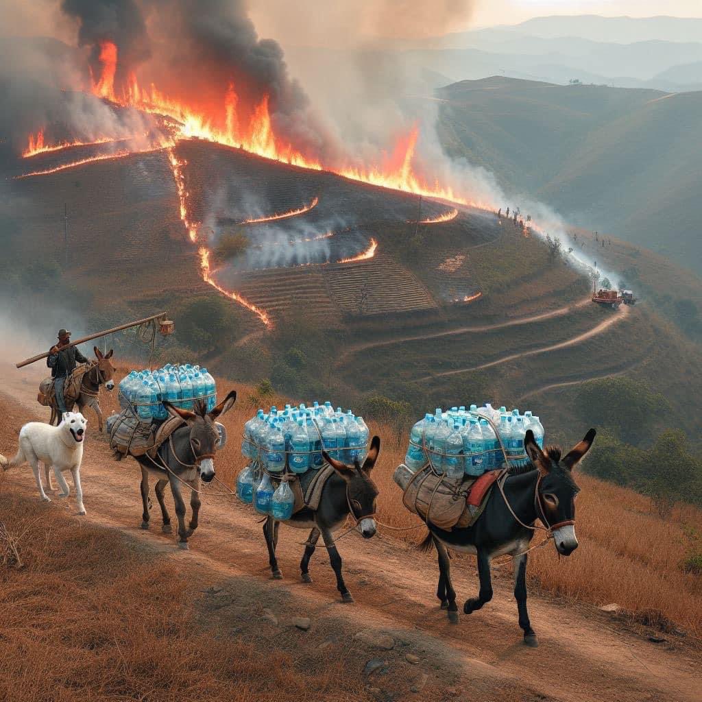 🫏 Todos merecen reconocimiento y esta vez tocó el turno a los animalitos de carga, principalmente burros que brindaron su apoyo en el #Incendio. 

Estos nobles animales fueron parte indispensable para ayudar en el control del fuego en el reciente incendio de #SanLucasQuiaviní,