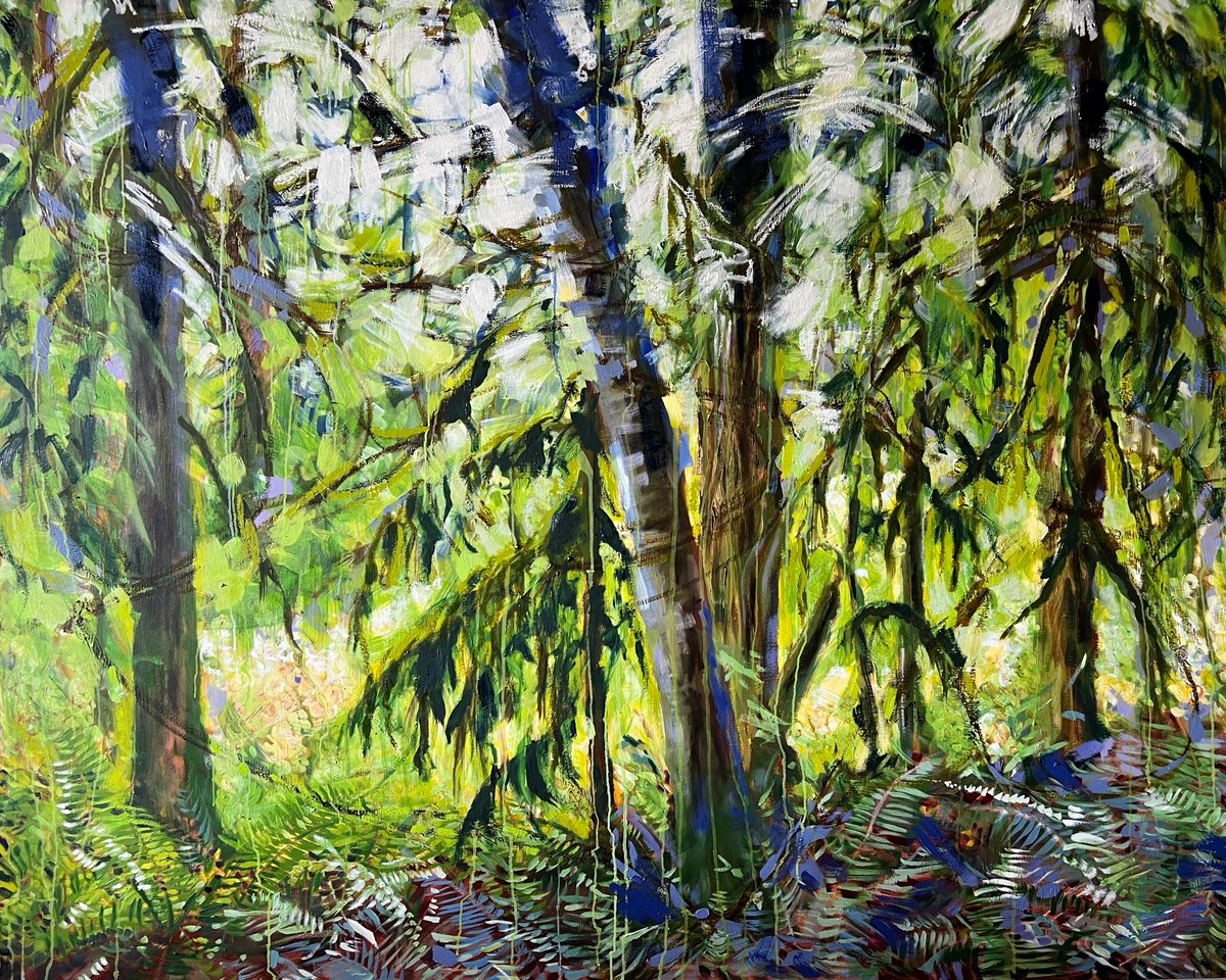 We are delighted to welcome Whistler artist Stephanie Taylor! Elemental and emotive, Stephanie's large scale paintings delight the senses in their portrayal of the BC's natural landscapes.

View Stephanie's new collection online: theavenuegallery.com/artists/painte…

#yyj #yyjarts #oakbay
