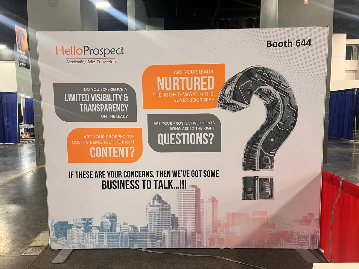 Hello_Prospect's tweet image. Excitement is in the air as the @b2bexpous 2024 kicks off!

 Make sure you don’t miss out on meeting our fantastic team at Booth No 644. #helloprospect #B2BMELA #b2bmarketingexpous #B2BMarketingExpoUS
#B2BMarketing #B2B #MiamiBeachConventionCenter