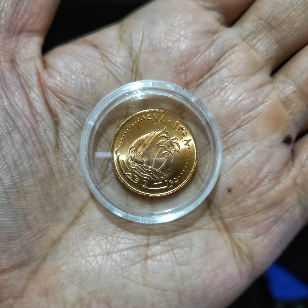 ItaloMantini's tweet photo. 🇶🇦🪙 5 Dirhams de Qatar, moneda acuñada al lograr la independencia del país, nueva miembro de mi colección de dinero del mundo.
-
#dinero #money #mundo #word #qatar #mundoarabe #moneda #coin #gold #oro #coleccionista #numismatica #numismatics #doha #bogota #colombia #ItaloMantini https://t.co/xEgJWYwm0S