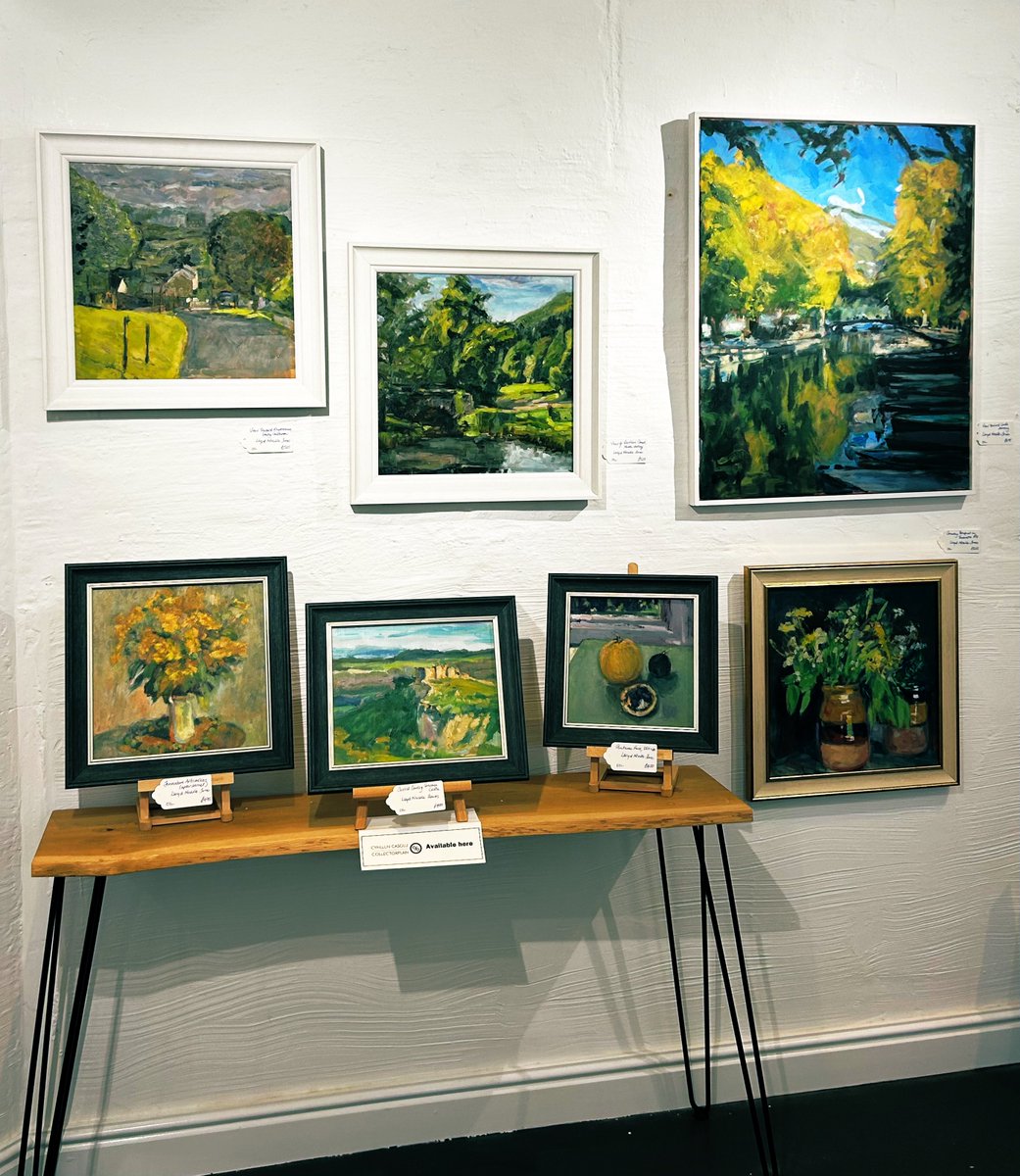 A little corner of impressionistic colour from <a href="/lloydie1962/">Lloyd Novelle-Jones 💙</a> brightening up our gallery wall at <a href="/LifeFullColour1/">Life: Full Colour 🏴󠁧󠁢󠁷󠁬󠁳󠁿🇦🇺</a> Message me to reserve your favourite or browse and buy Lloyd’s work with us via our online art store: lifefullcolour.co.uk/collections/ll…