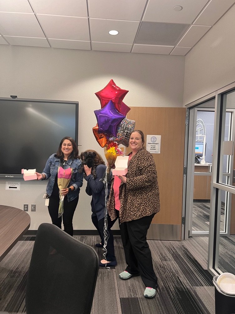 Celebrating our Vet Science teachers who also helm our Hospitality Committee. These ladies plan all of our events in the building &amp; keep the Vet Science program running seamlessly with happy animals, pet owners &amp; students daily. <a href="/AliefISD/">Alief ISD</a> <a href="/AliefVetScience/">Alief CTE Vet Science</a> <a href="/AliefCTE/">AliefCTE</a> #WeAreAlief