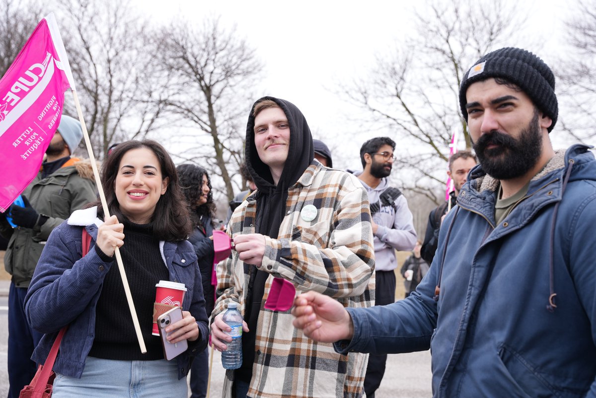 CUPEOntario's tweet image. Today folks from all over the labour movement gathered at CUPE 3903's Our Right to Strike Rally where they let the York University administration know that they will not stand for their intimidation tactics or the criminalization of their workers! 

Folks heard from the CUPE…