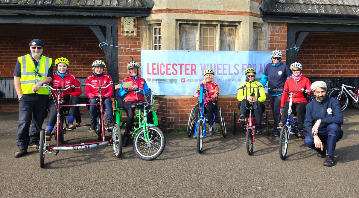 Eric Ludlow (@ericonabike) on Twitter photo It's a Breeze... <a href="/LeicesterWFA/">@leicesterwheelsforall.org</a> were joined at today's Abbey Park session by Hinckley Breeze ride leaders. And were given £225 from them, towards the "buy another wheelchair platform trike" fundraiser. Big thanks to them!
<a href="/RideLeicester/">RideLeicester</a> <a href="/BritishCycling/">British Cycling</a> It's a Breeze... <a href="/LeicesterWFA/">@leicesterwheelsforall.org</a> were joined at today's Abbey Park session by Hinckley Breeze ride leaders. And were given £225 from them, towards the "buy another wheelchair platform trike" fundraiser. Big thanks to them!
<a href="/RideLeicester/">RideLeicester</a> <a href="/BritishCycling/">British Cycling</a>