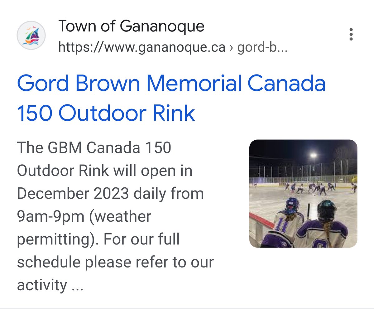 @nationalpost Sounds like the #Canada150 rink PM☻Groper 'donated' to the town of Gananoque, ON