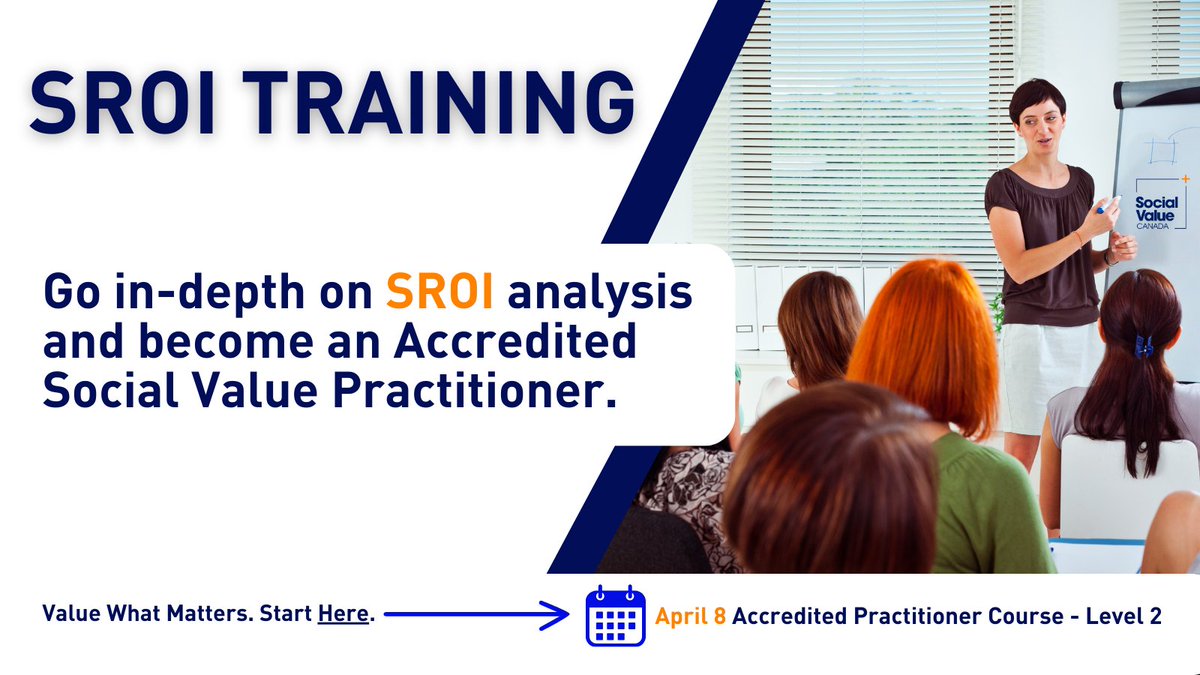 💡Master #socialimpact with our SROI (Social Return on Investment) course! Learn to value outcomes, enhance project design, and amplify social impact. 

Next course: April 8th. 🗓️

Value what matters. Start here. 👇 lnkd.in/gQacx--n