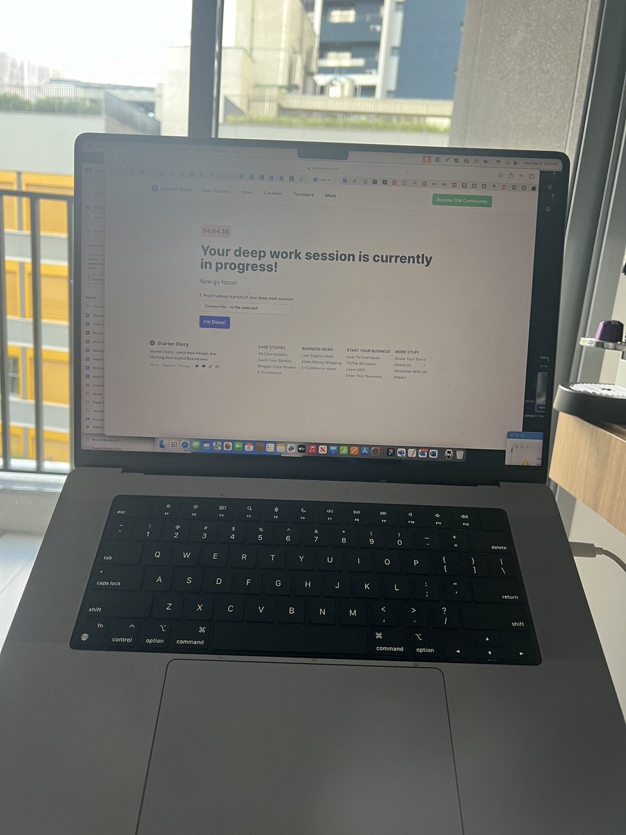 4 hours and 5 minutes of deep work in the books. 

Trying to get the Productize Yourself course done :D