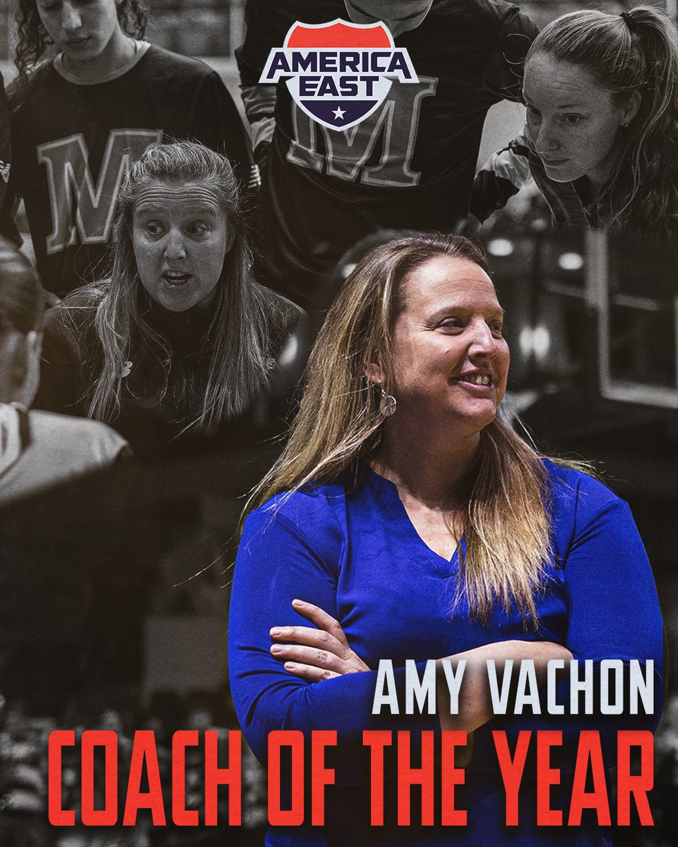AmericaEast's tweet photo. 𝟐𝟎𝟐𝟒 𝐖𝐨𝐦𝐞𝐧'𝐬 #𝐀𝐄𝐇𝐨𝐨𝐩𝐬 𝐂𝐨𝐚𝐜𝐡 𝐨𝐟 𝐭𝐡𝐞 𝐘𝐞𝐚𝐫

Amy Vachon, @BlackBearsWBB

Vachon earned her 5th COY honor in leading Maine to a 14-2 #AEHoops mark!

📰 https://t.co/6l00HvpVFo https://t.co/Cnzw94cxXO