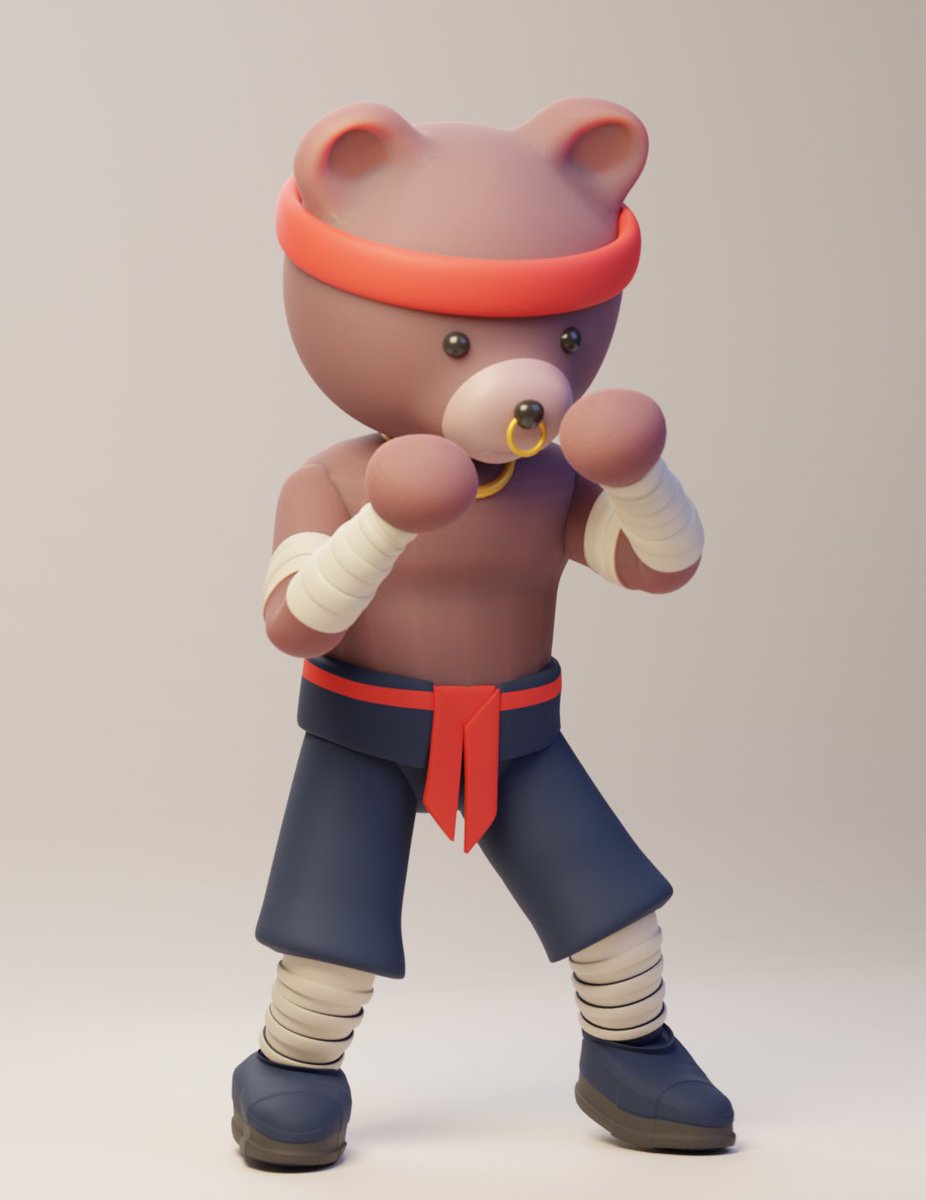 Boxxo 'The Bear' created in Blender 3D🔥
#3dmodeling  #blender3d #boxer #b3d #gamedev