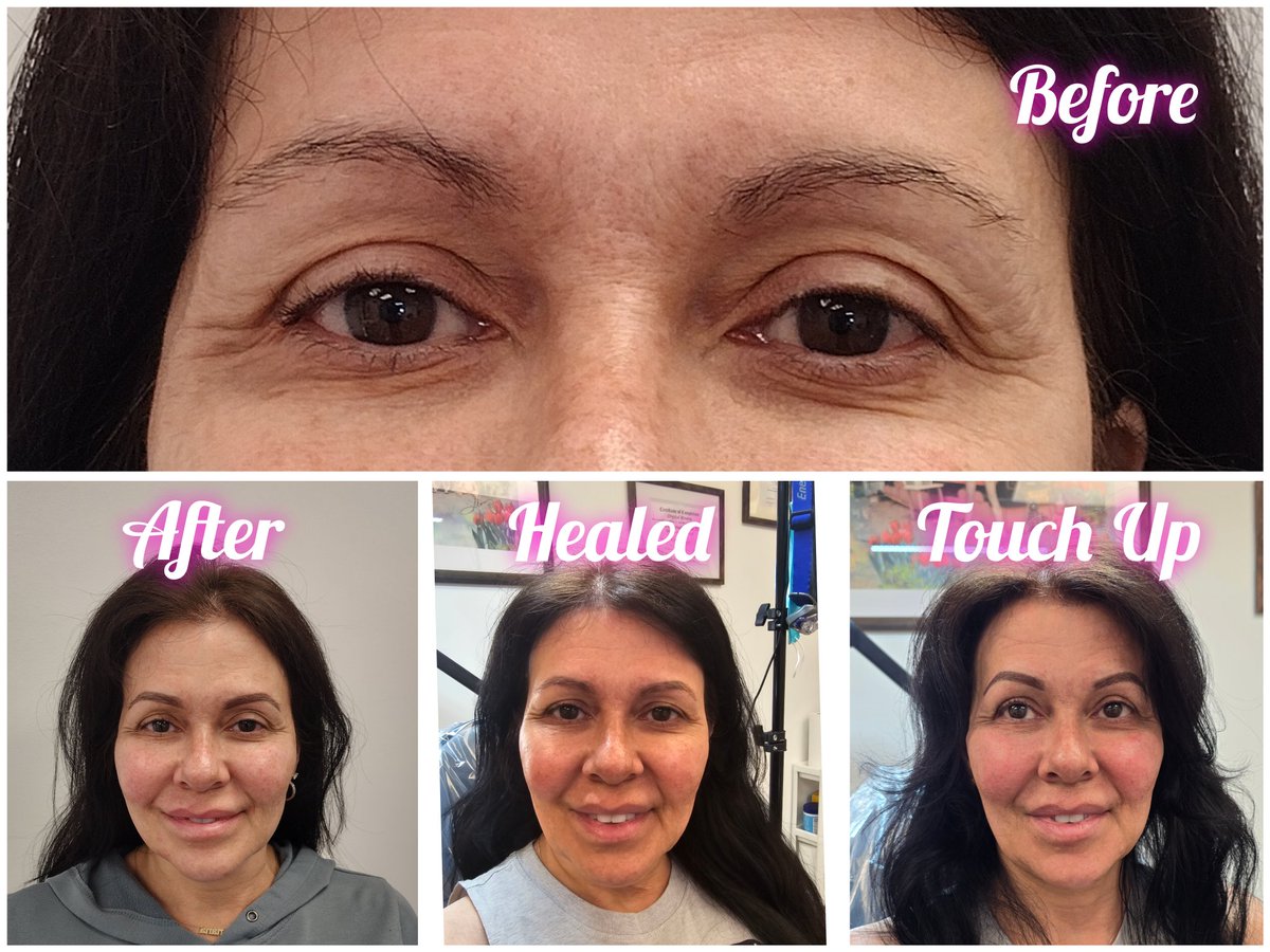 I love this client, she is adorable and so sweet to be around.  I'm really honored she picked me as her brow artist 🩷

#powderbrows #microblading #browartist #pmu #electrolysis #Fibroblast #inklessstretchmarksremoval #clients #clientappreciation #springbranchtx