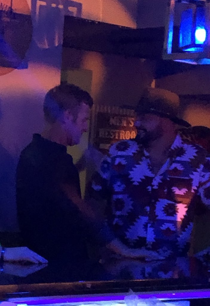 jutclauser's tweet photo. @ClintBowyer I remember meeting @ClintBowyer in Nashville. Oddly enough I was also at the urinal and then waited until he came out the bathroom to offer him a round of shots. He agreed. Amazing interaction. 😂😂 https://t.co/174HtU30Li