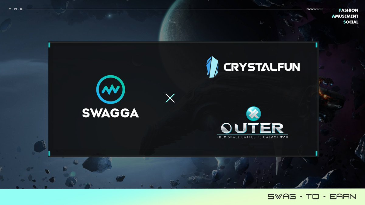 SuccessTipsAI's tweet photo. 🏁 @playCrystalFun announces its fantastic partnership with @SWAGGA_Meta and @OuterRingMMO 

🏁 #CrystalFun is a decentralized gaming mega-ecosystem and studio. It aims to seamlessly integrate high-quality games within sustainable economic systems, ushering in a groundbreaking gaming experience into Web3.

🔽VISIT
https://t.co/VHNDSahtXN
#P2ESpace