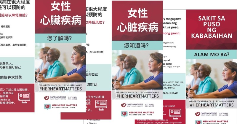 CWHHAlliance's tweet photo. ❤️ Did you know? The CWHHA has translated our five key messages about women's heart health into 17 languages.
➡️ A few of the languages include #Creole, #Swahili, #Vietnamese, #Tagalog, #ChineseTraditional (#Cantonese) & #ChineseSimplified (#Mandarin).
#HerHeartMatters