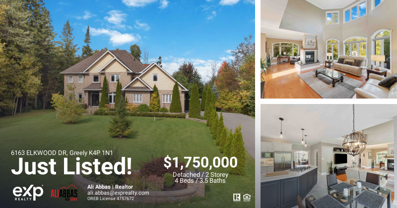 💲F𝐎𝐑 𝐒𝐀𝐋𝐄
🏠𝟔𝟏𝟔𝟑 𝐄𝐋𝐊𝐖𝐎𝐎𝐃 𝐃𝐑, 𝐆𝐫𝐞𝐞𝐥𝐲 𝐊𝟒𝐏 𝟏𝐍𝟏
🔥𝐎𝐧𝐥𝐲 $𝟏,𝟕𝟓𝟎,𝟎𝟎𝟎🔥
Detached / 2 Storey
4 Beds
Orchard View Estates
ML# 1380221
Meticulously crafted with upgrades throughout
Make this dream home yours!
#exprealty
#ExpOttawa
#ottawarealestate