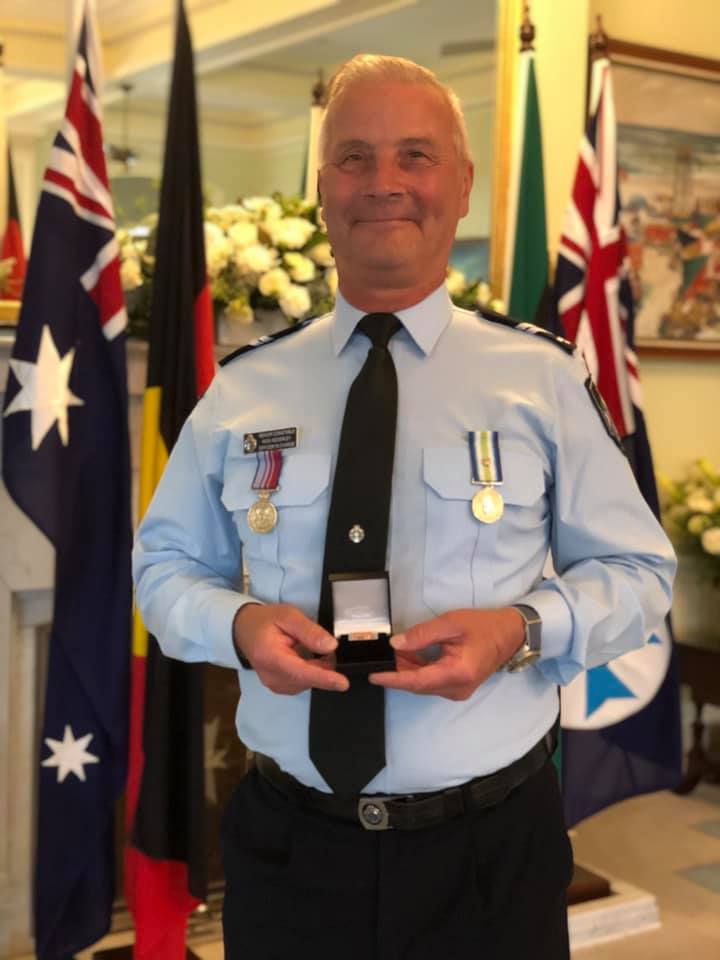 roguetrader1980's tweet photo. Why did Rick Adderley (who gifted his #SAMA82 to @NorthantsChief Nick Adderley) never come forward to help him out, instead retiring from Queensland Police?

He was awarded the medal, what's the issue.

In unrelated news here is a pic of Merchant Navy vessel Cedarbank from 1982 https://t.co/CQTSXdyiEe