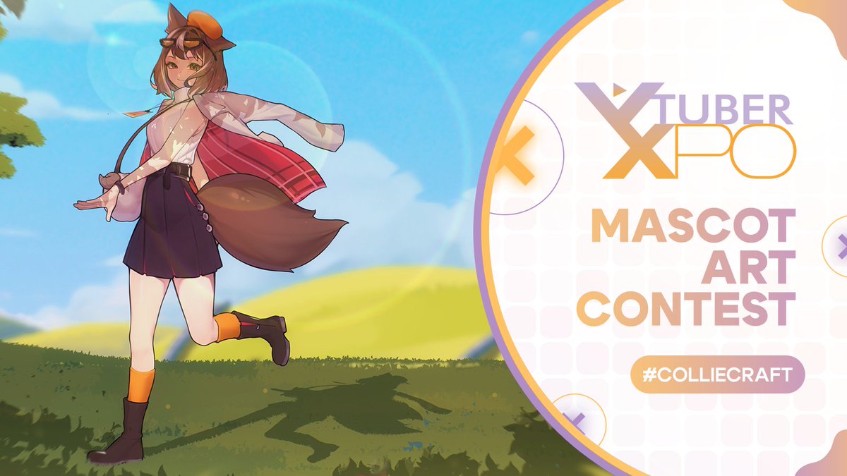 🐶 VTuber Expo's Mascot Art Contest 2024 🐶 To enter, make some art of our mascot, Collie Woolchaser! Please feel free to interpret her in your own unique way~ Prizes include: ✨ An artist vendor table at VeXpo ✨ Tickets to the event! ✨ Goodie bags of VeXpo merch! All…