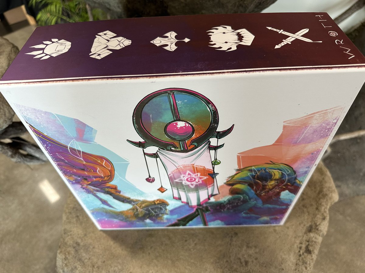 EgonautsNFT's tweet photo. While guests enjoyed pastries, bagels and caffeine spiked lemonade catered in by a nearby bakery, guests signed up for three different structured tabletop games. Two of which were created by Chip Theory Games, “#20Strong” and also “#Wroth”.
20 Strong is a modular solo adventure game featuring 20 dice integrated in a variety of unique ways across game multiverse (1st and 2nd pics below); attendees were each given their own set of a new 20 Strong Solar Sentinels deck to take home. Wroth is a play area control game produced by Chip Theory and renown game designer Manny Trembley (3rd and 4th pics below) and is being released to the public on Tuesday, March 12th via Kickstarter. DM for more information.