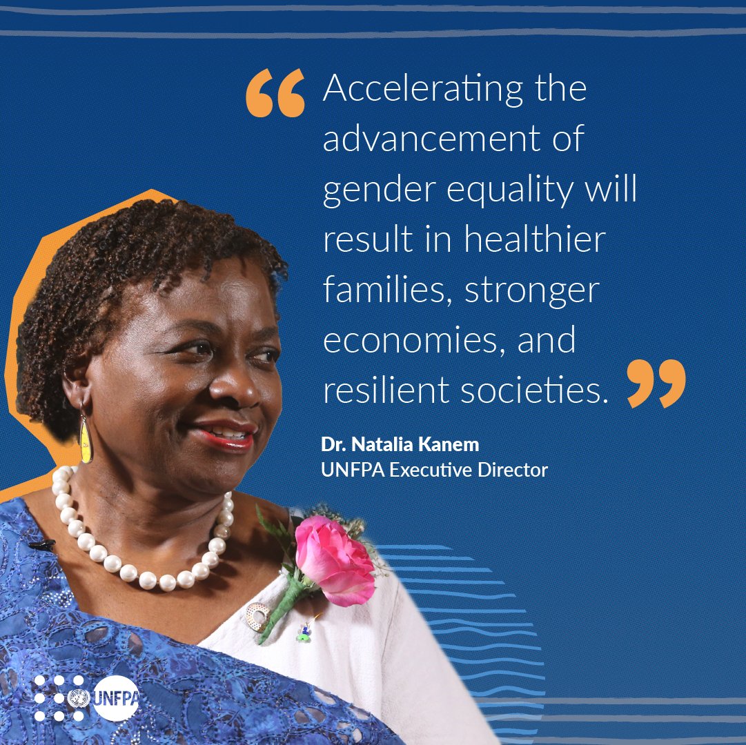 💯 @Atayeshe! Let's focus on unlocking the full potential of women and girls to achieve a prosperous, peaceful and sustainable future. RT if you agree and learn more from @UNFPA: unf.pa/equality #WednesdayWisdom