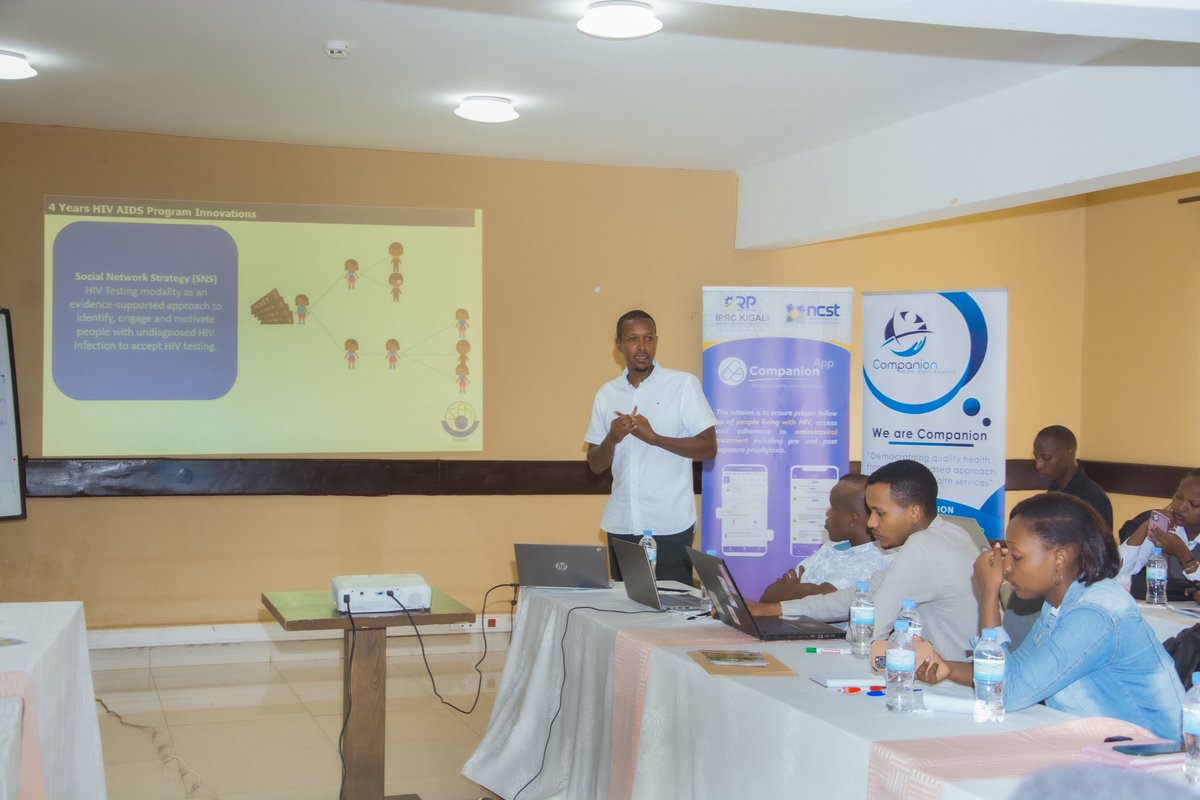 4 years HIV/AIDS program innovations; electronic data capture in HIV testing and treatment services, innovative approaches to HIV testing in key populations 

Insightful presentations from @sfhRwanda , how they used digital technology in HIV testing. 

#Healthinnovations